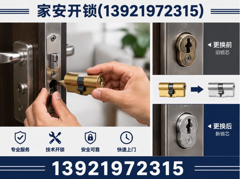 虎丘区换锁芯展示图